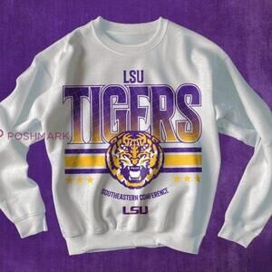 Lsu Tigers Ncaa Sweatshirt Retro Teresafarnell55